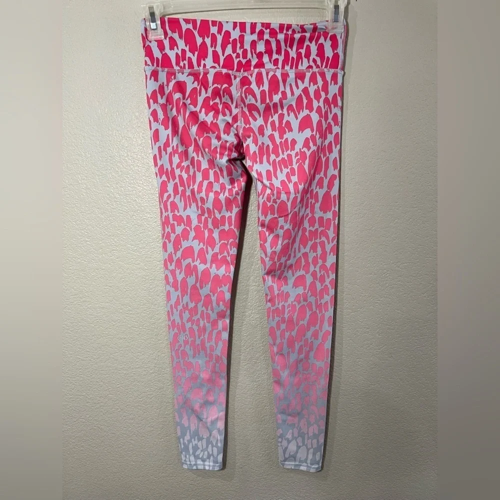 Alo yoga pink ombré leggings